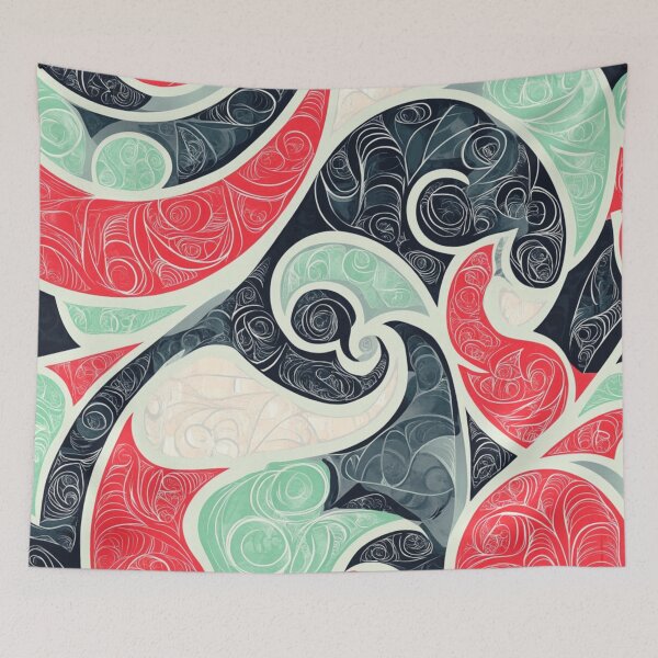 Item preview, New Zealand Paua Māori Pattern Koru Design 155 designed and sold by GrinGalore.