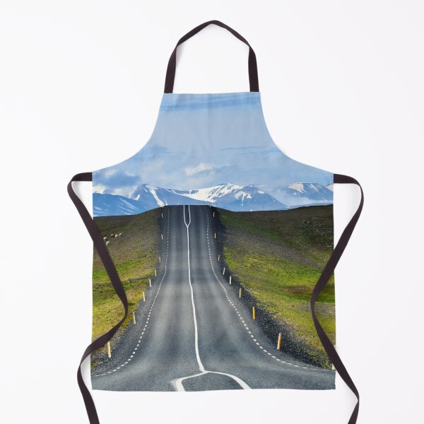 Item preview, Lonely empty road in northern Iceland, Original photography designed and sold by studio838.