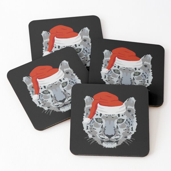 Item preview, Christmas Snow Leopard designed and sold by GeoCreate.