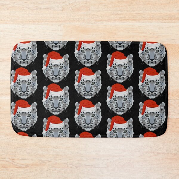 Item preview, Christmas Snow Leopard designed and sold by GeoCreate.
