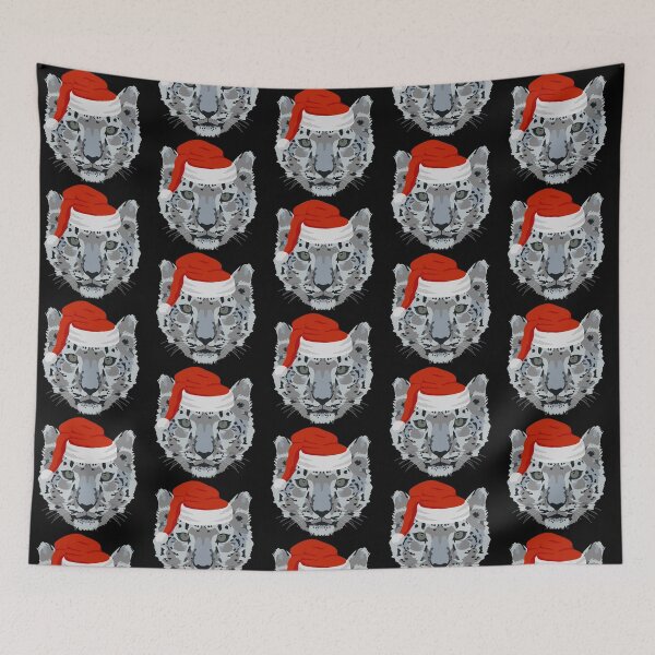 Item preview, Christmas Snow Leopard designed and sold by GeoCreate.