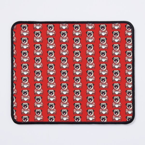 Item preview, Festive Pug with Hot Cocoa in Christmas Sweater designed and sold by MarCreativArt.