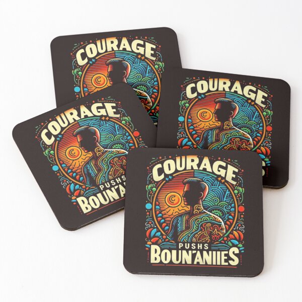 Item preview, Courage Pushes Boundaries designed and sold by artistmagicshop.