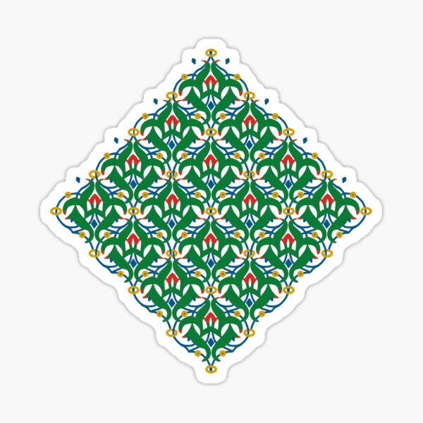 Item preview, Arabesque Motif of the Alhambra IV - Green designed and sold by JoseYeste.