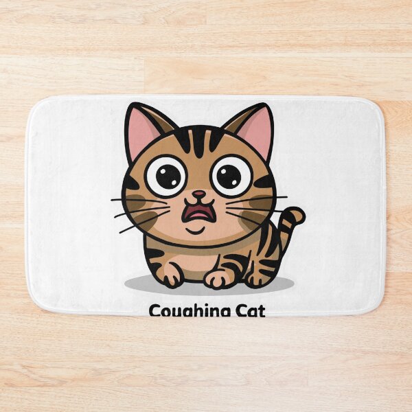 Item preview, Cat Coughing sticker , Cat Lover Sticker designed and sold by Dospart.