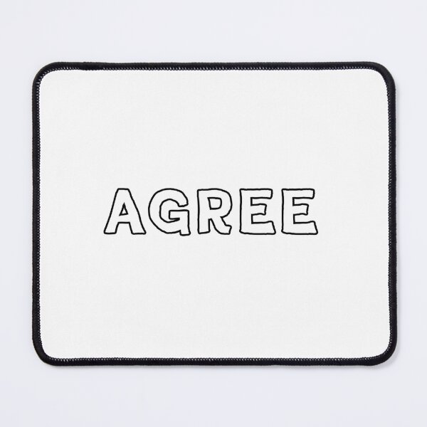 Item preview, Agree Sticker designed and sold by lemurdesigns.