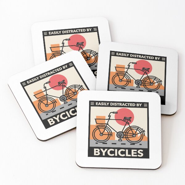 Item preview, EASILY DISTRACTED BY BYCICLES designed and sold by DiscoverDreams1.