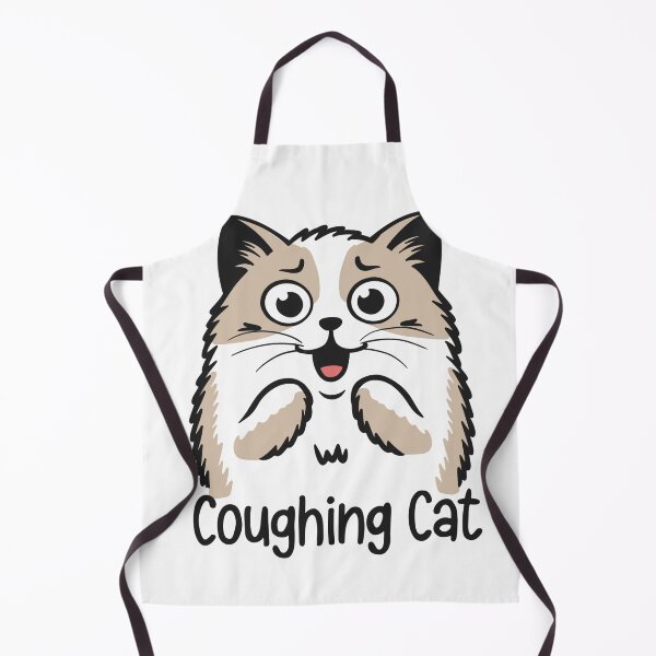 Item preview, Cat Coughing sticker , Cat Lover Sticker designed and sold by Dospart.