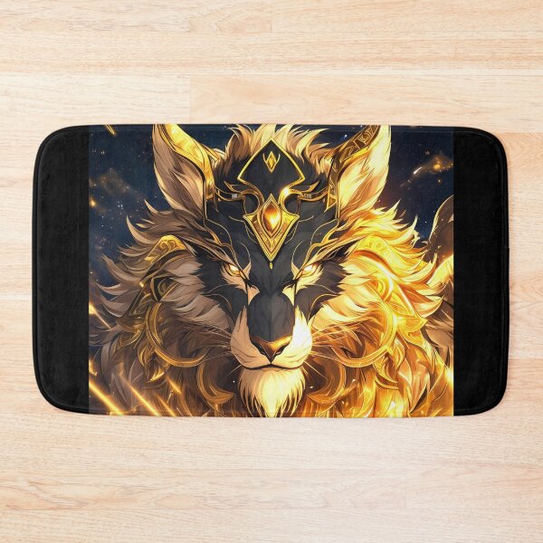 Item preview, Majestic Golden Feline Warrior - Fantasy Sci-Fi Lyran Creature designed and sold by MystiqSlav.