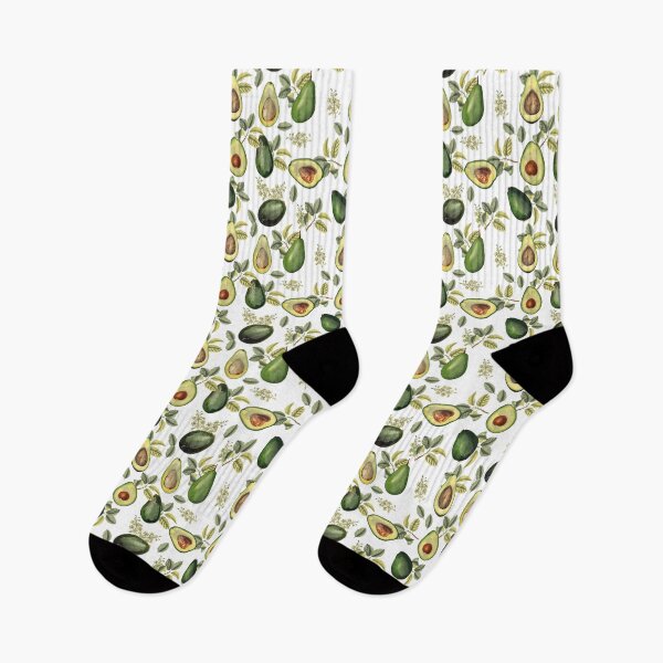 Item preview, Watercolor Avocado Botanical Pattern designed and sold by idovedesign.