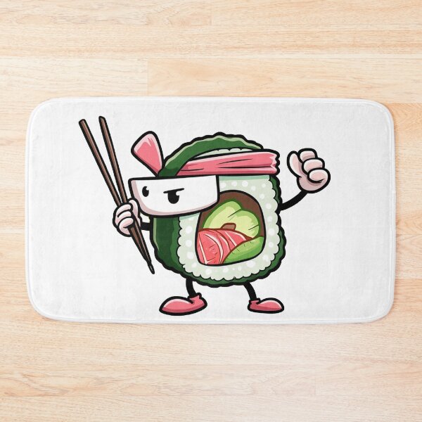 Item preview, "Sushi Hero – Fun & Action-Packed Design" designed and sold by AVCART.