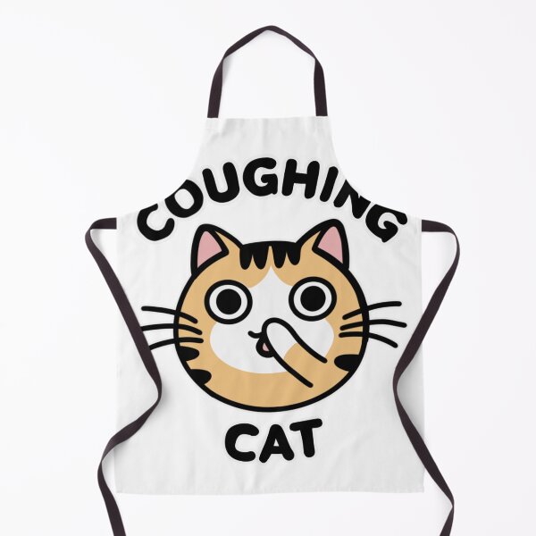 Item preview, Cat Coughing sticker , Cat Lover Sticker designed and sold by Dospart.