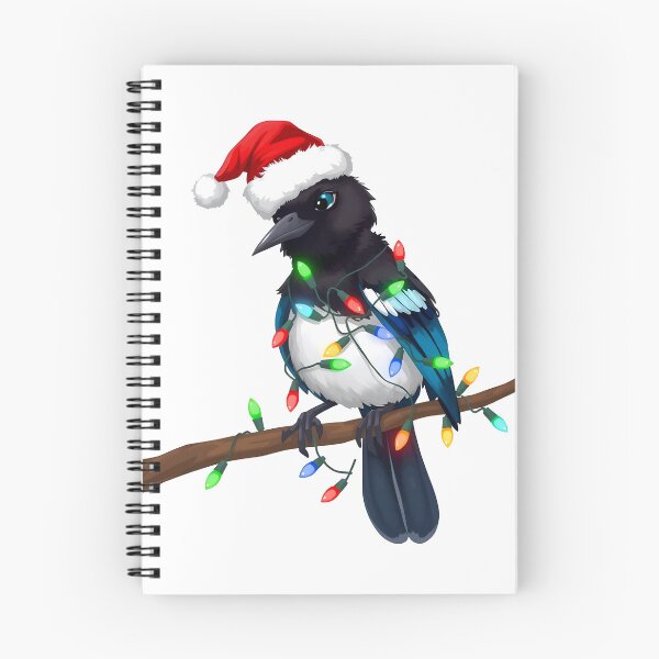 Item preview, Extra Festive Magpie  designed and sold by svarupa.