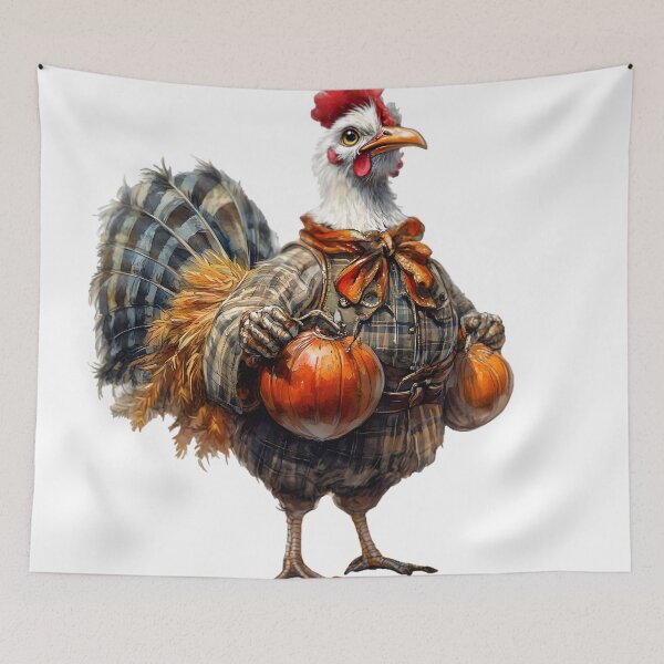 Item preview, Ornate Thanksgiving Turkey Art designed and sold by AnnDesignStudio.