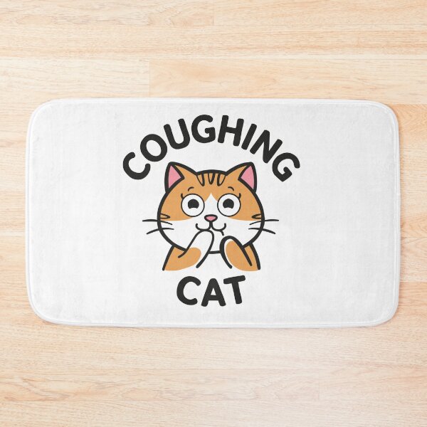 Item preview, Cat Coughing sticker , Cat Lover Sticker designed and sold by Dospart.