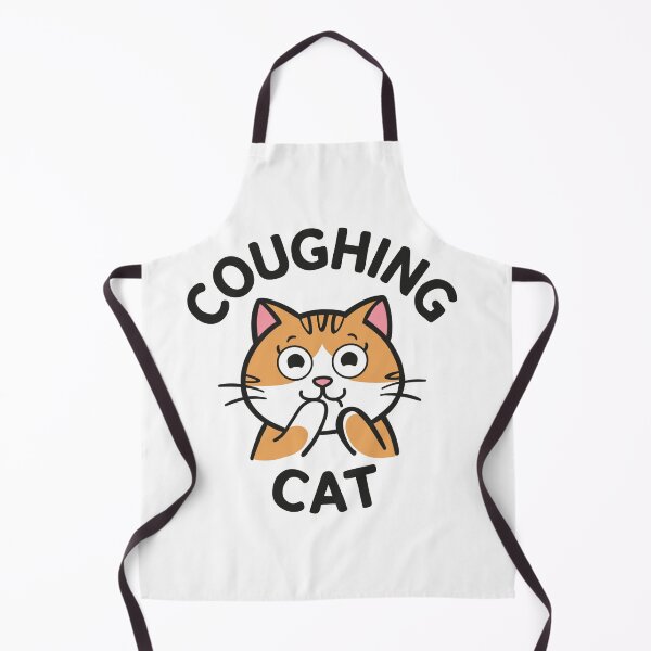 Item preview, Cat Coughing sticker , Cat Lover Sticker designed and sold by Dospart.