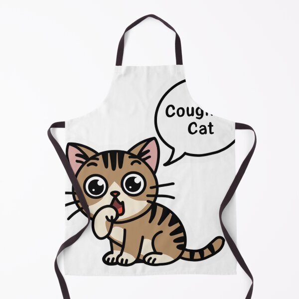 Item preview, Cat Coughing sticker , Cat Lover Sticker designed and sold by Dospart.