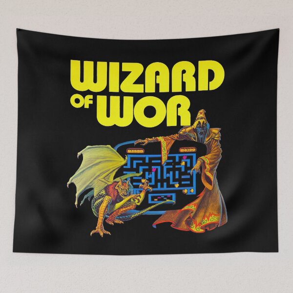 Item preview, Wizard of Wor Retro Game Cover designed and sold by Retr0Tshirts.
