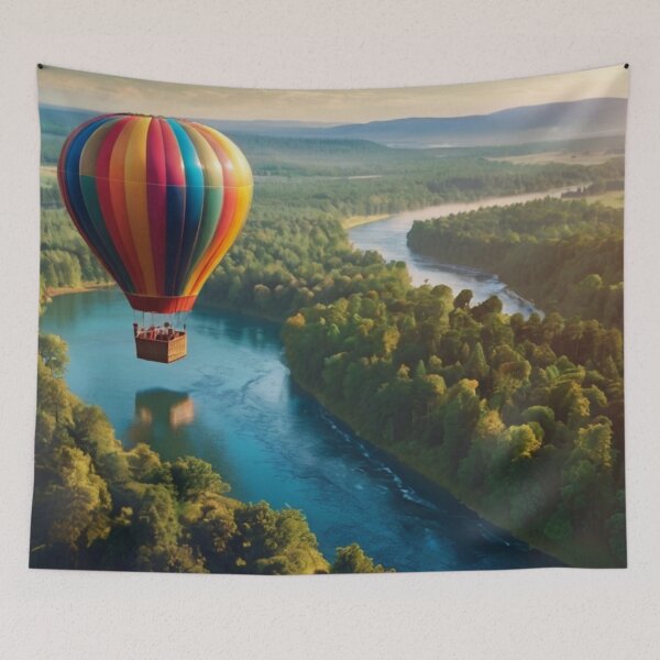 Item preview, Colorful Horizons Over the Forest’s Embrace designed and sold by BlareBlare.