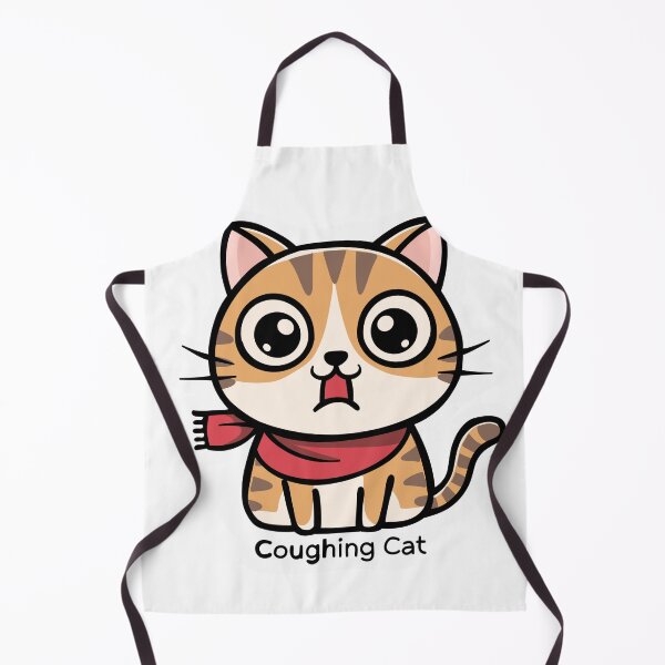 Item preview, Cat Coughing sticker , Cat Lover Sticker designed and sold by Dospart.
