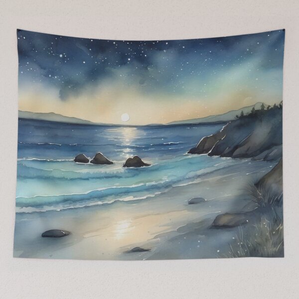 Item preview, Magical Starry Beach Night designed and sold by MarkLines.