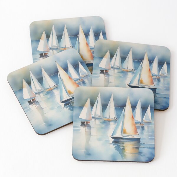 Item preview, Sailboats on a Calm Horizon designed and sold by MarkLines.