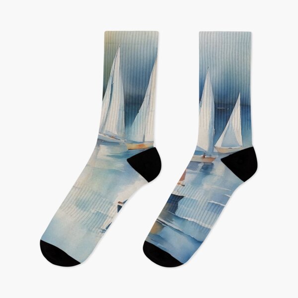 Item preview, Sailboats on a Calm Horizon designed and sold by MarkLines.