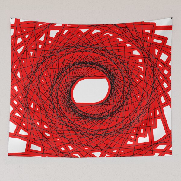 Item preview, Abstract geometric pattern - red. designed and sold by K.S ART.