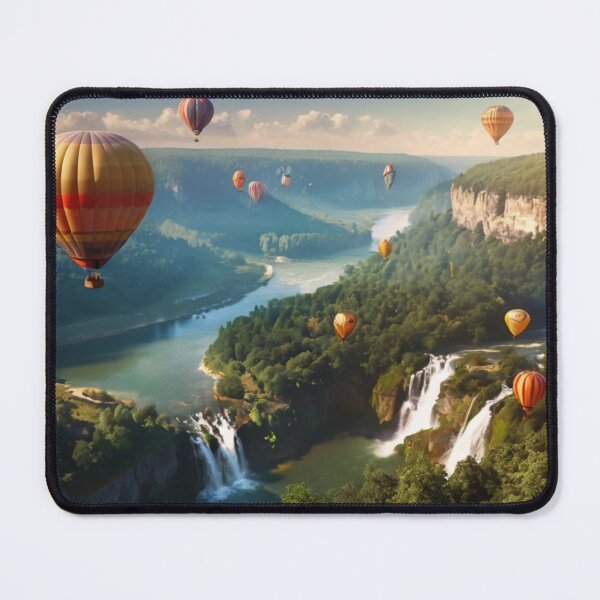Item preview, Dancing Balloons Over Cascading Waters designed and sold by BlareBlare.