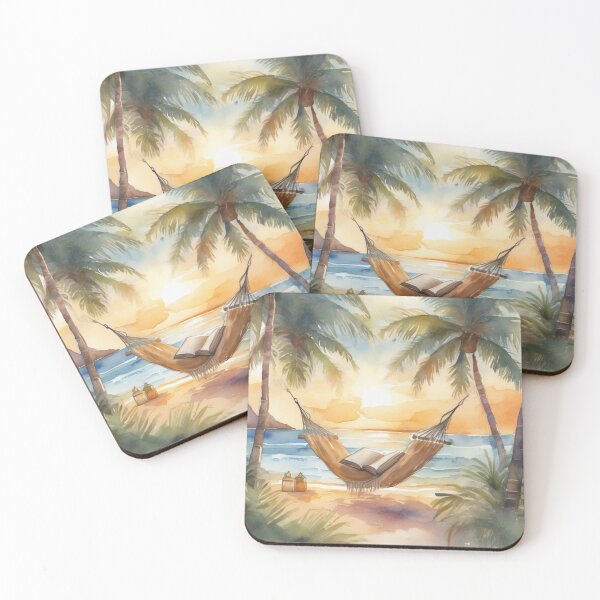 Item preview, Relaxing Beachside Hammock Scene designed and sold by MarkLines.