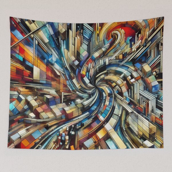 Item preview, Kaleidoscopic chaos in the streets of a big city designed and sold by Sigtrix.