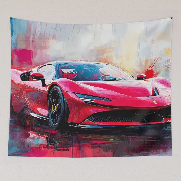Item preview, Red Ferrari SF90 Stradale IV designed and sold by AutoPopStudio.