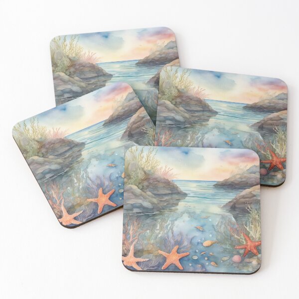 Item preview, Colorful Tidal Pool Reflections designed and sold by MarkLines.
