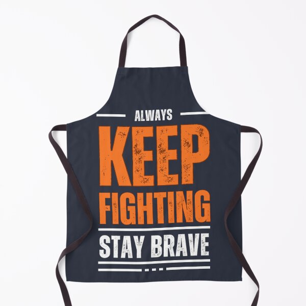 Item preview, Keep Fighting, Stay Brave – Motivational Design for Bold Spirits designed and sold by Robo-toons.