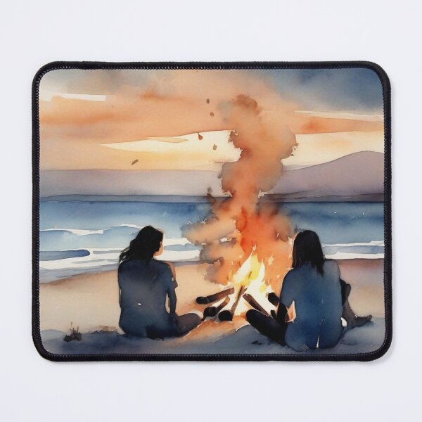 Item preview, Cozy Beach Bonfire Night designed and sold by MarkLines.