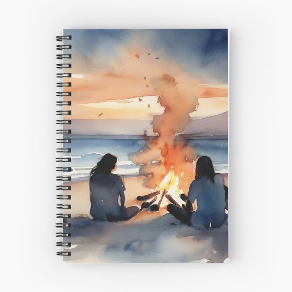 Item preview, Cozy Beach Bonfire Night designed and sold by MarkLines.