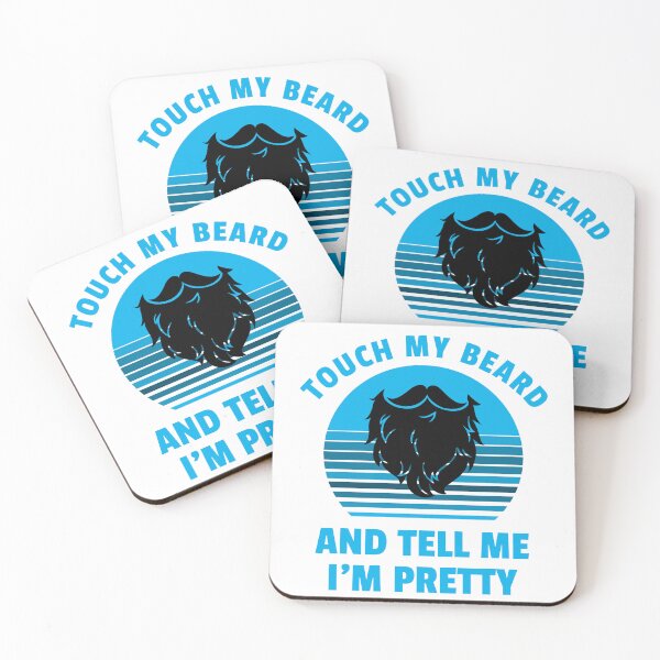 Item preview, Touch My Beard and tell Me I'm Pretty designed and sold by 87-Aesthetics.