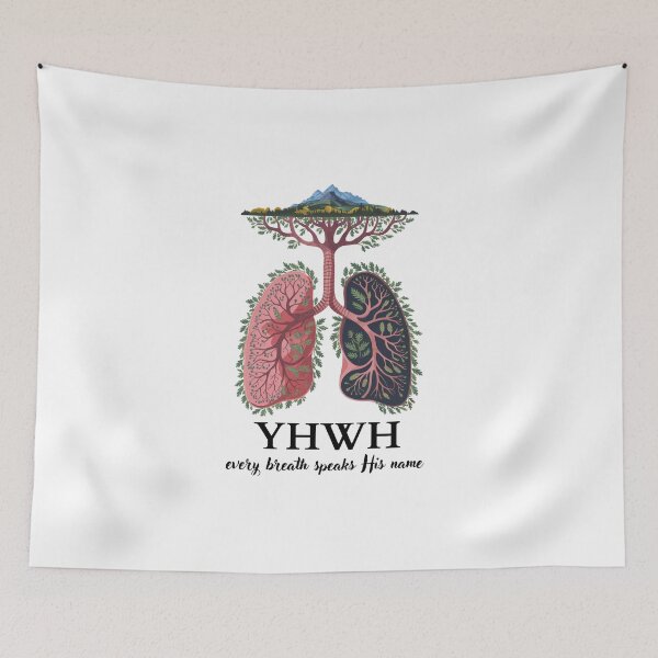 Item preview, YHWH - Every Breath Speaks His Name designed and sold by PictoParade.
