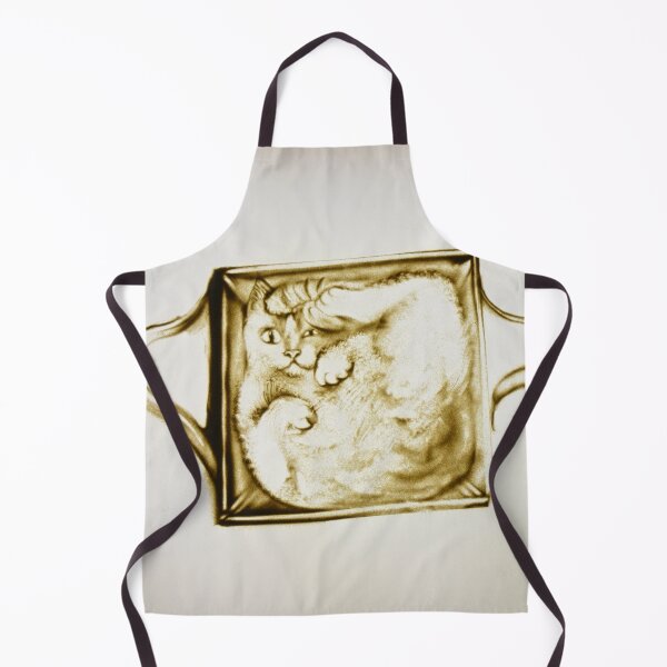 Item preview, Cat in a Bag Sand Art Illustration designed and sold by sandexperiment.