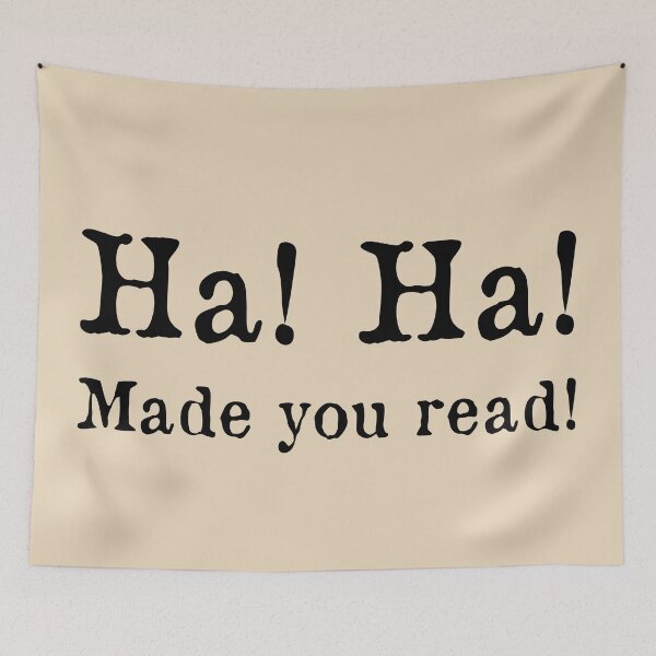 Item preview, Ha Ha Made you read (reboot) designed and sold by Fiona Doyle.