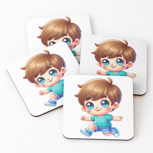 Item preview, Adorable Boy Running with Joy designed and sold by Chokhdi289shop.