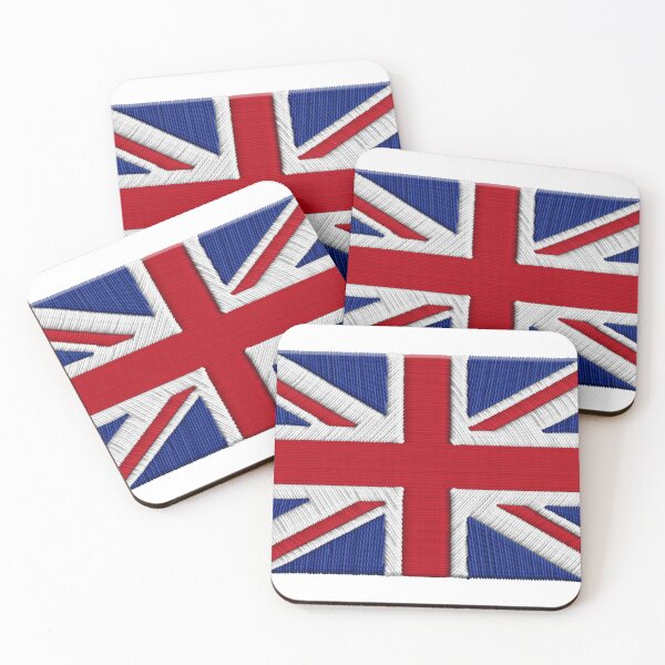 Item preview, UNION JACK flag Embroidery patch effect designed and sold by ArtisanGroove.