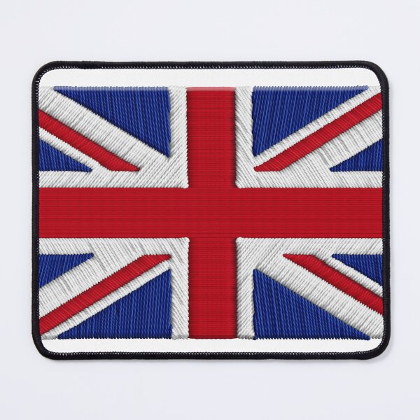 Item preview, UNION JACK flag Embroidery patch effect designed and sold by ArtisanGroove.