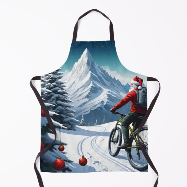 Item preview, Snowy MTB Mayhem: Santa’s Downhill Race designed and sold by GrizzlyCollective.