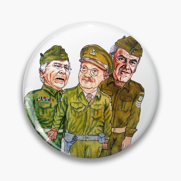 Item preview, Dads Army Corporal Jones Captain Mainwaring Sergeant Wilson designed and sold by ARTwithDIRK.
