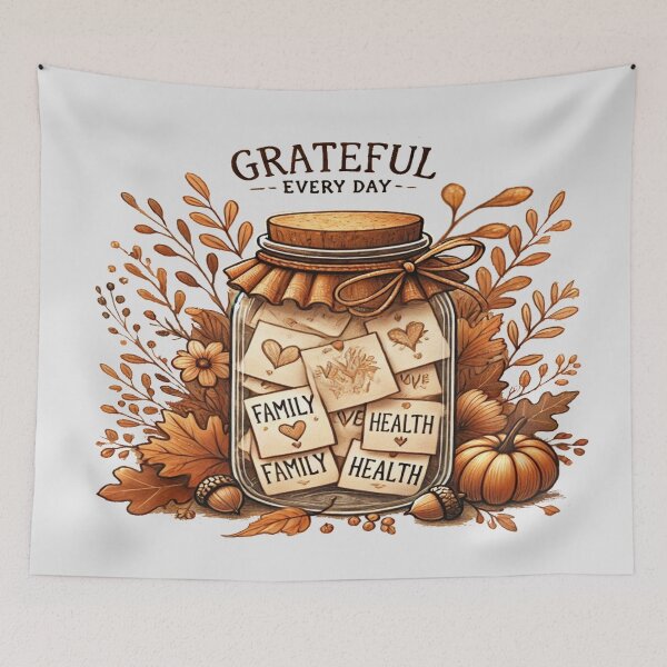 Item preview, Thanksgiving- Gratitude Jar designed and sold by Rajasekar.