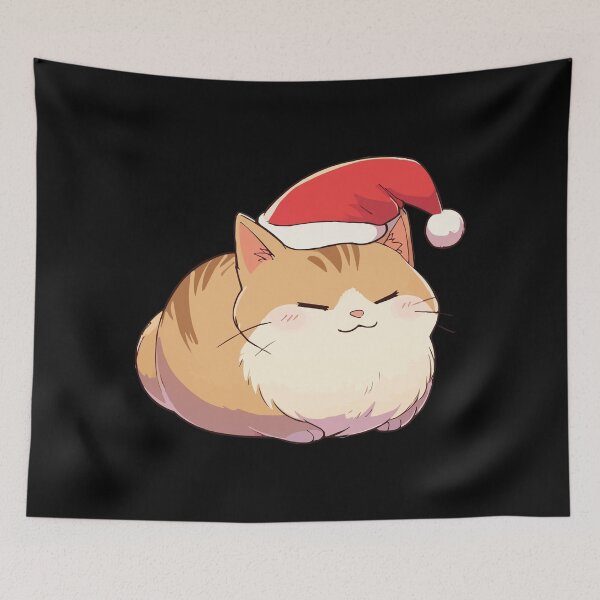 Item preview, Cat loaf on Christmas designed and sold by Getup-clothing.