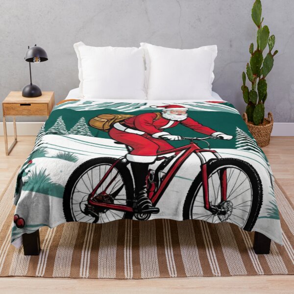 Item preview, Snowy Christmas MTB Adventure in the Mountains designed and sold by GrizzlyCollective.