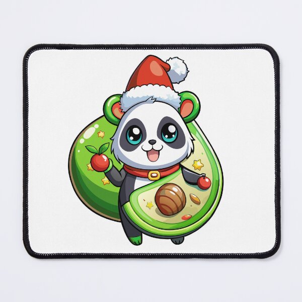 Item preview, Panda And Avocado - Funny Christmas Design designed and sold by Svenniibee.