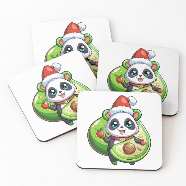 Item preview, Panda And Avocado - Funny Christmas Design designed and sold by Svenniibee.